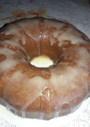 Una foto de Torta de naranja en licuadora