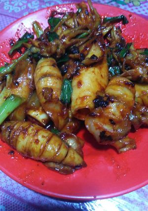 Foto resep Cumi 🐙 goreng saus tiram