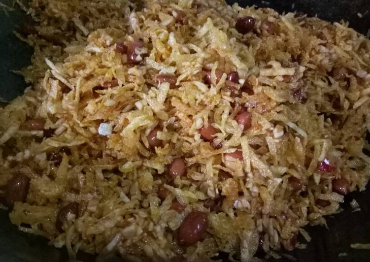 Resep Kering Tempe Kentang Mustofa #herlinwidodo yang enak Untuk Jualan