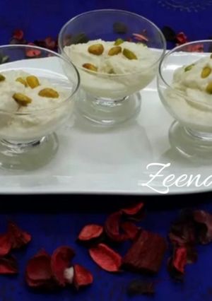 A picture of Khoya and Coconut Ice-cream.
