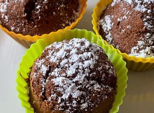 Foto principal de Muffins de chocolate en la freidora de aire (Airfryer)