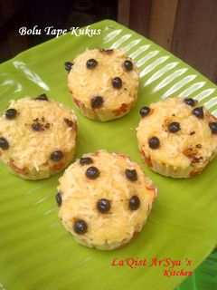 Foto resep Bolu Tape Keju Kukus