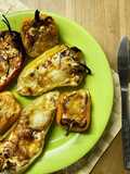 Cheese stuffed peppers — my way 🧀 🌶 🍴