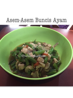 Foto resep Asem-Asem Buncis Ayam
