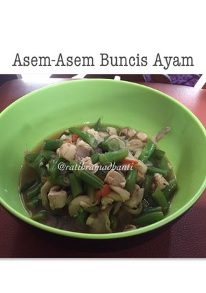 Foto resep Asem-Asem Buncis Ayam
