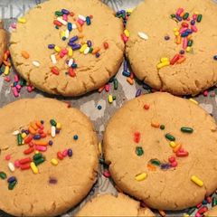 A picture of Eggless wheat flour cookies.
