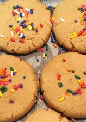 A picture of Eggless wheat flour cookies.