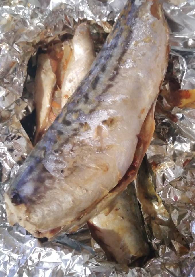 Запечённая скумбрия