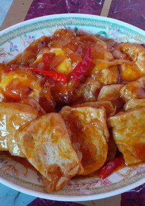 Foto resep Tahu telur asam manis