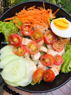 Foto resep Salad sayur dengan protein (2)