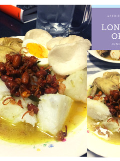 Foto resep Lontong Opor Ayam