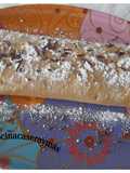 Strudel de plátano y chocolate