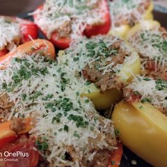 A picture of Italian Stuffed Peppers.