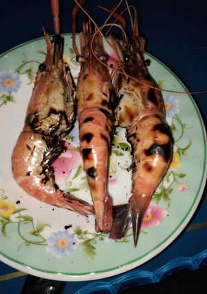 Hình của món Tôm nướng.