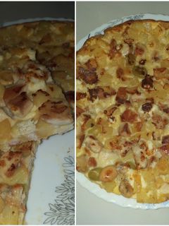 صورة لوصفة غراتان بالبطاطا وصدر الدجاج 🤤