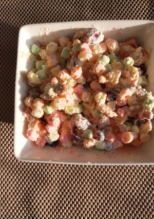 A picture of Ambrosia Salad.