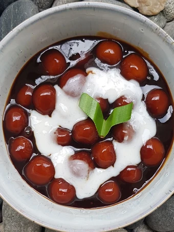 Langkah Mudah untuk Menyiapkan Resep Bubur Candil (Kolak Biji Salak) Labu Kuning Fibercreme 💛🥰🥣 yang  Bikin Ketagihan Anti Ribet, Mantap Sekali