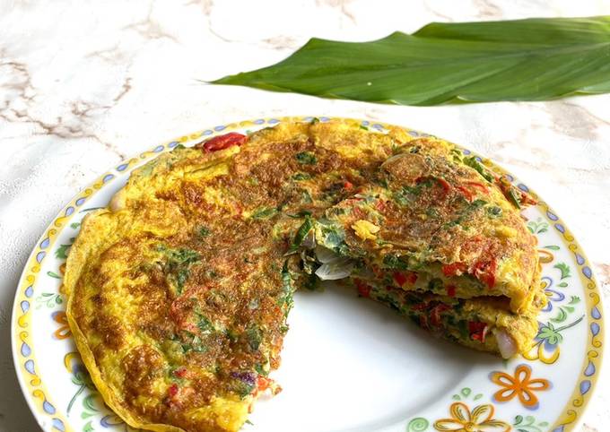 Resep Dadar Telur Daun Kunyit Anti Gagal