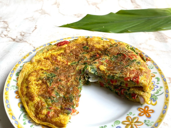 Resep Dadar Telur Daun Kunyit Anti Gagal