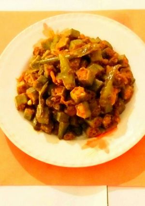 A picture of Okra Masala(Bhindi).