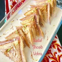 Filled shahi tukray / Sandwich shahi tukray” A picture of Filled shahi tukray / Sandwich shahi tukray”.