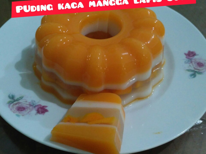 Anti Ribet, Membuat Resep &amp;#34;Puding Kaca MANGGA Lapis SUSU&amp;#34; Menu Enak
