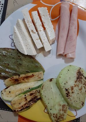 Una foto de Verduras a la plancha