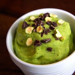 Spinach banana ice -cream A picture of Spinach banana ice -cream.