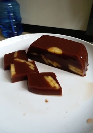 Foto resep Pudding coklat pisang