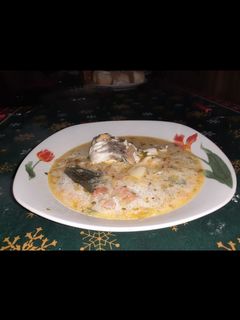 Una foto de Caldo de pescado