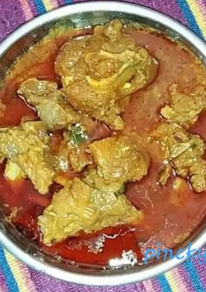 A picture of Mutton korma.