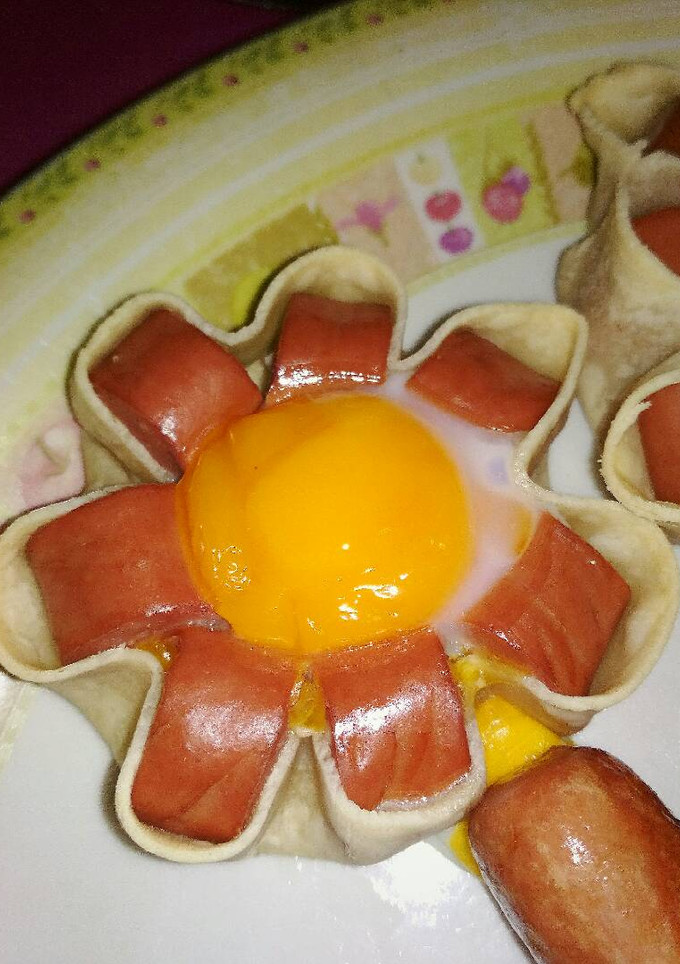 Una foto de Salchichas en flor