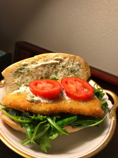 A picture of Shaanka Fish Sandwich.