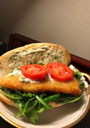A picture of Shaanka Fish Sandwich.