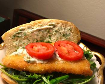 Easy Cooking Recipe Shaanka Fish Sandwich Savory Delicious