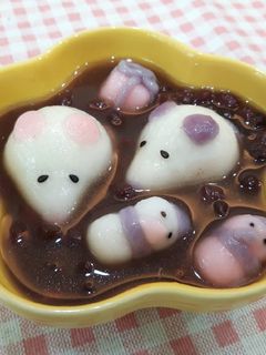 鼠來寶&小雪人湯圓 的食譜成品照片