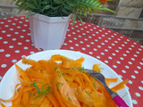 سلطة الجزر الصحية🥕🍋🌿