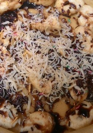 Foto resep Crepes PisCoK (Pisang bakar🍌Coklat🍫Keju🍮)