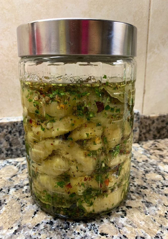 Una foto de Berenjenas al escabeche cocidas en microondas 😉
