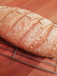 Una foto de Pan de biga integral