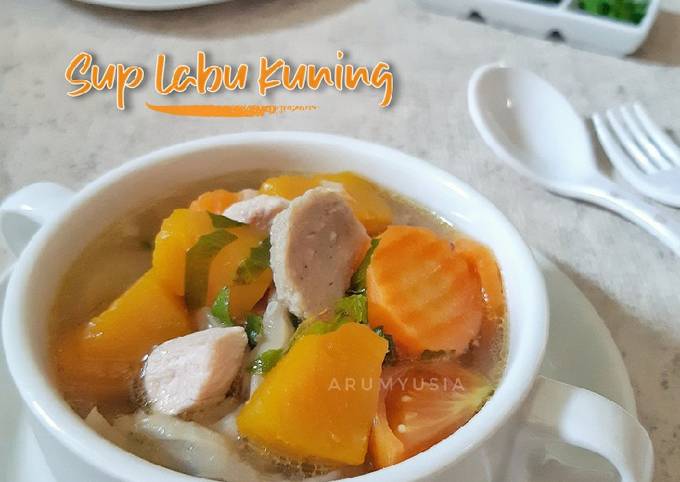 Recipe: Tasty Sup Labu Kuning