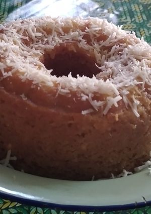 Foto resep Eggless Steamed Fermented Cassava Cake (bolu tape kukus no egg)