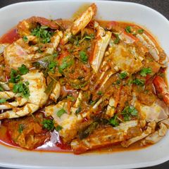 A picture of Spicy and Tangy CRABS CURRY.