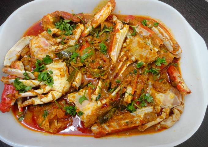 Spicy and Tangy CRABS CURRY Recipe by Sailaja Kosuri - Cookpad