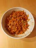 Lauwarmer Karotten-Thunfisch-Salat