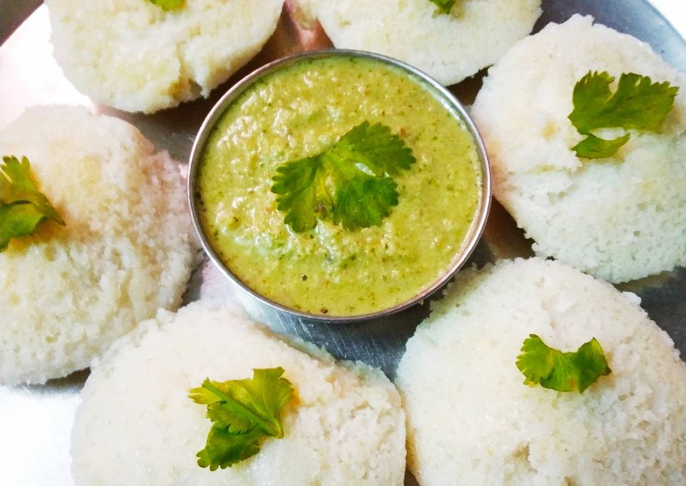 Sama idli with coconut chutney vrat special Navratri 2019