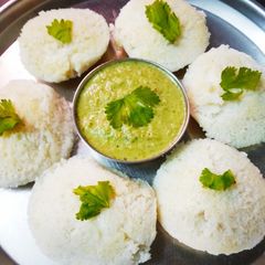Sama idli with coconut chutney vrat special Navratri 2019 A picture of Sama idli with coconut chutney vrat special Navratri 2019.