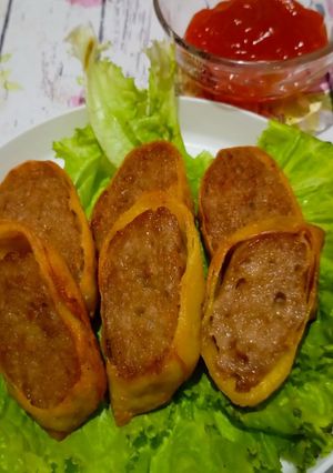 Foto resep Egg chicken roll