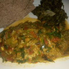 A picture of Fish curry.