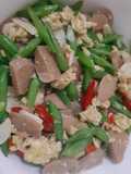Tumis BTB (Buncis Telur Bakso)